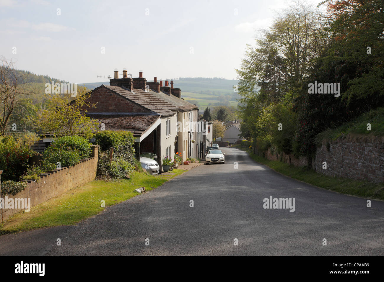 Station Road, Armathwaite, Cumbria, England, UK Stockfoto