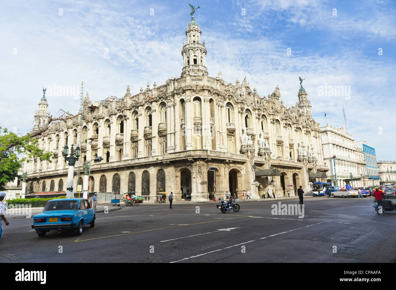 Das große Theater von Havanna. Es wurde 1837 eröffnet und ist eine beliebte Touristenattraktion. Stockfoto