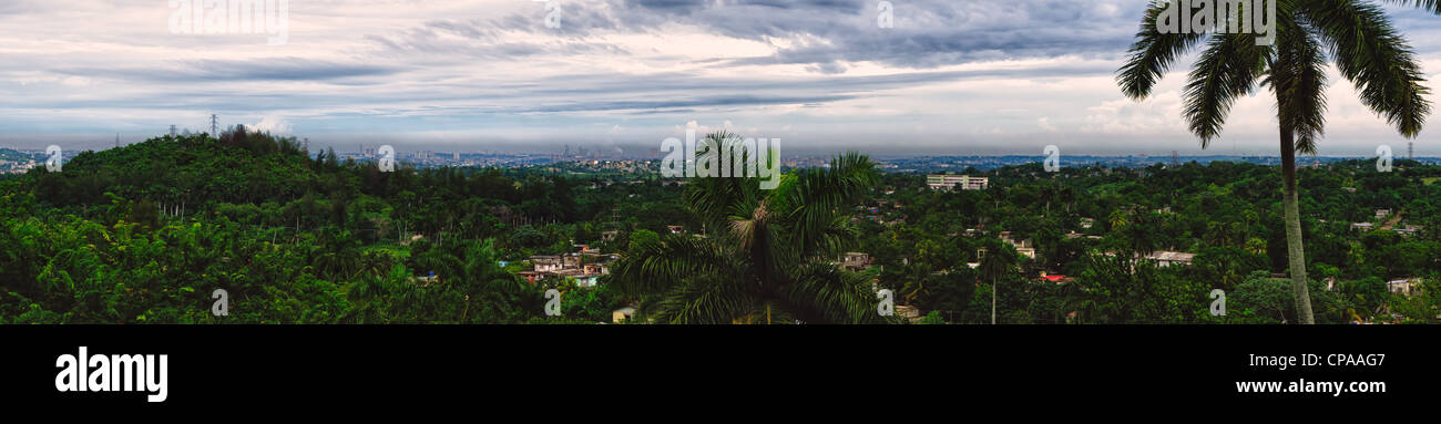 Havanna, Kuba. Panorama der Altstadt Stockfoto
