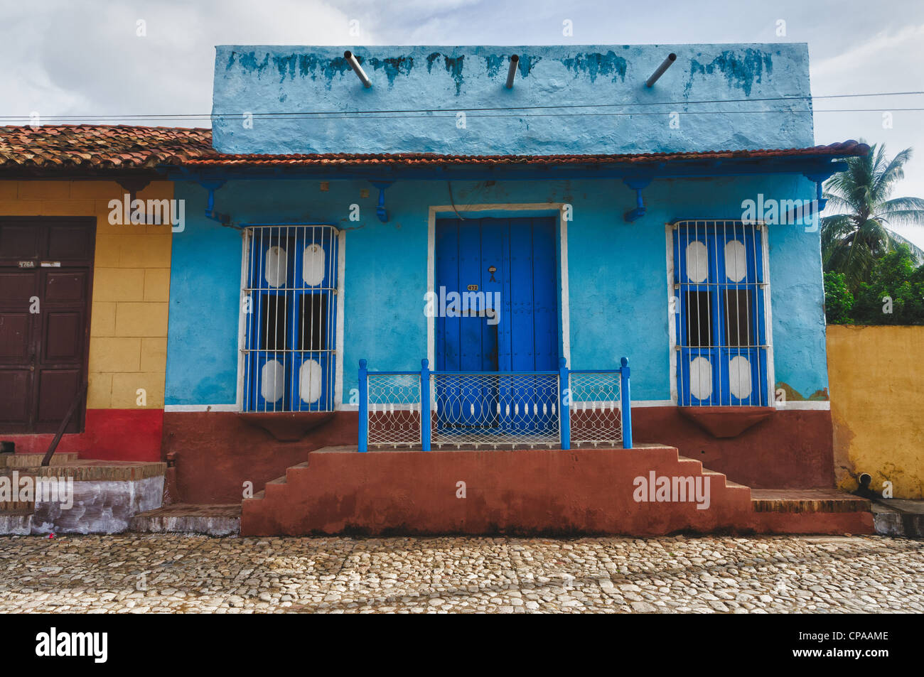 Trinidad, Kuba. Blick auf Trinidad Street, einer der UNESCO-Welterbestätten seit 1988. Stockfoto