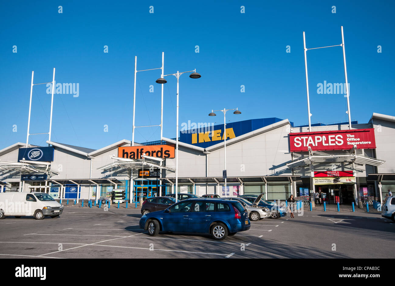 Geschäfte im Einkaufszentrum WestQuay Southampton, Hampshire, England, UK Stockfoto