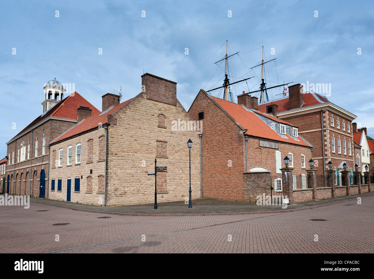 Hartlepool historischen Kai jetzt bekannt als Hartlepool maritimes Erlebnis Stockfoto