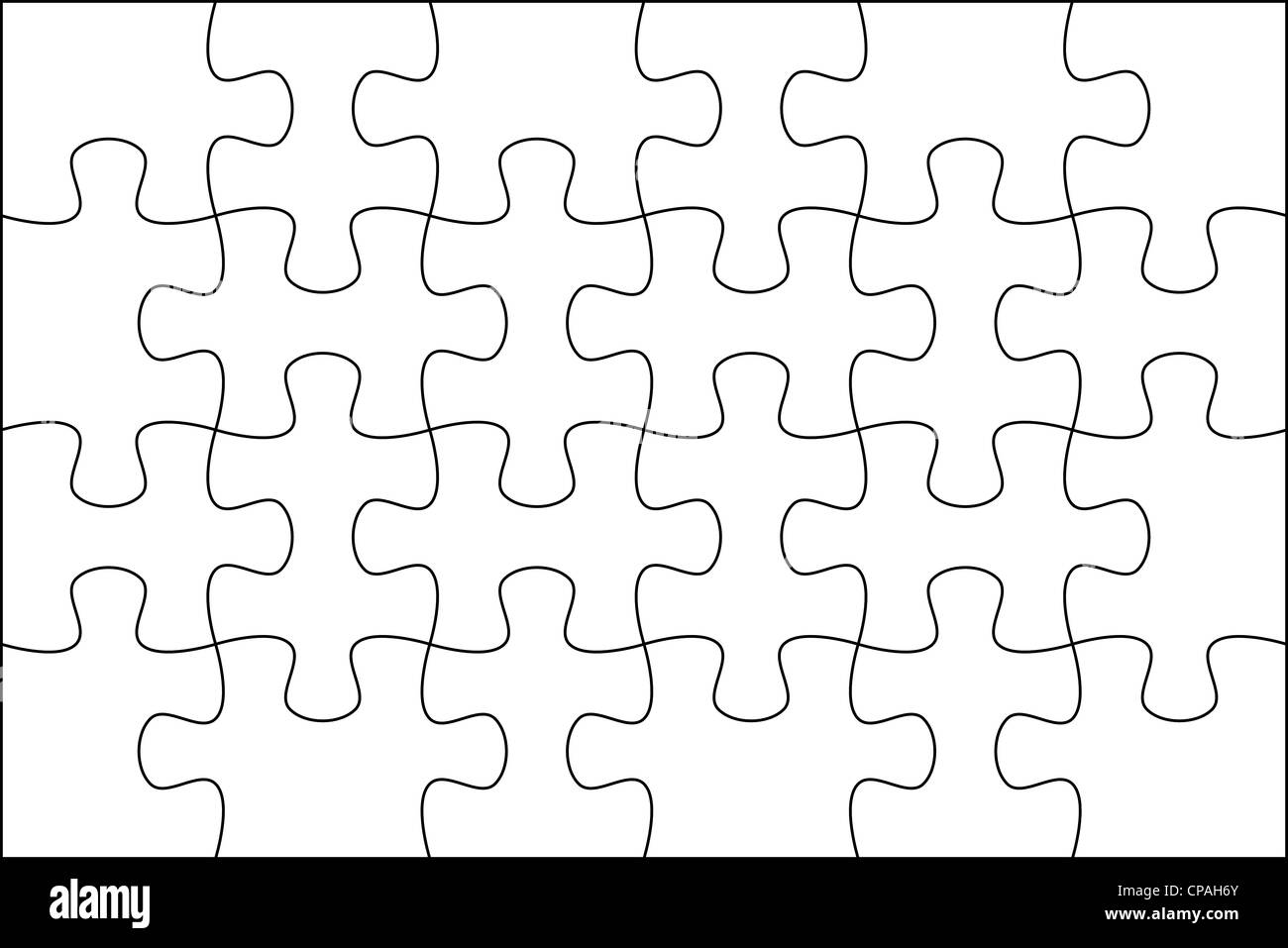 Puzzle vorlage -Fotos und -Bildmaterial in hoher Auflösung – Alamy