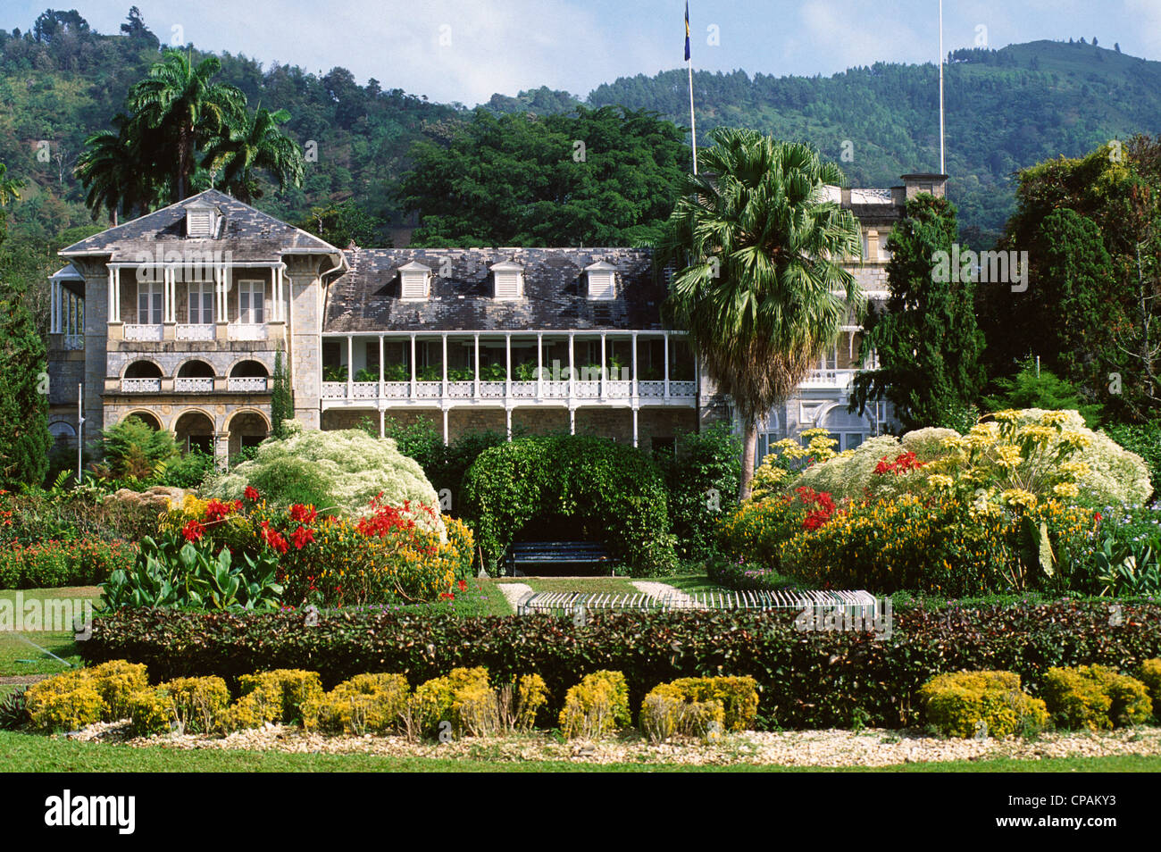 Karibik, Trinidad, Port Of Spain, Haus des Präsidenten, Stockfoto
