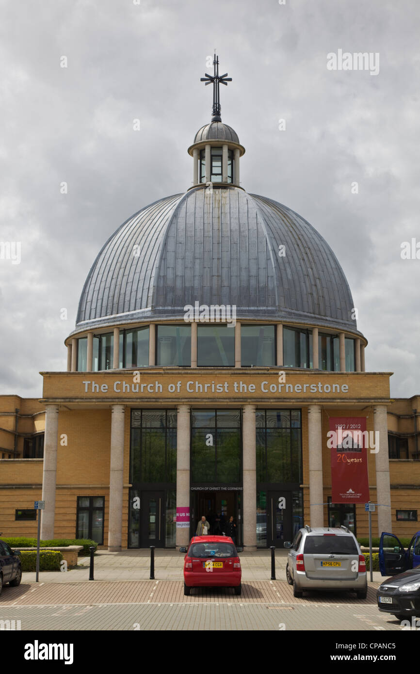 Die Kirche Christi der Grundstein in Milton Keynes, England Stockfoto