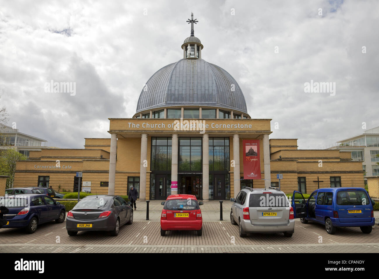 Die Kirche Christi der Grundstein in Milton Keynes, England Stockfoto