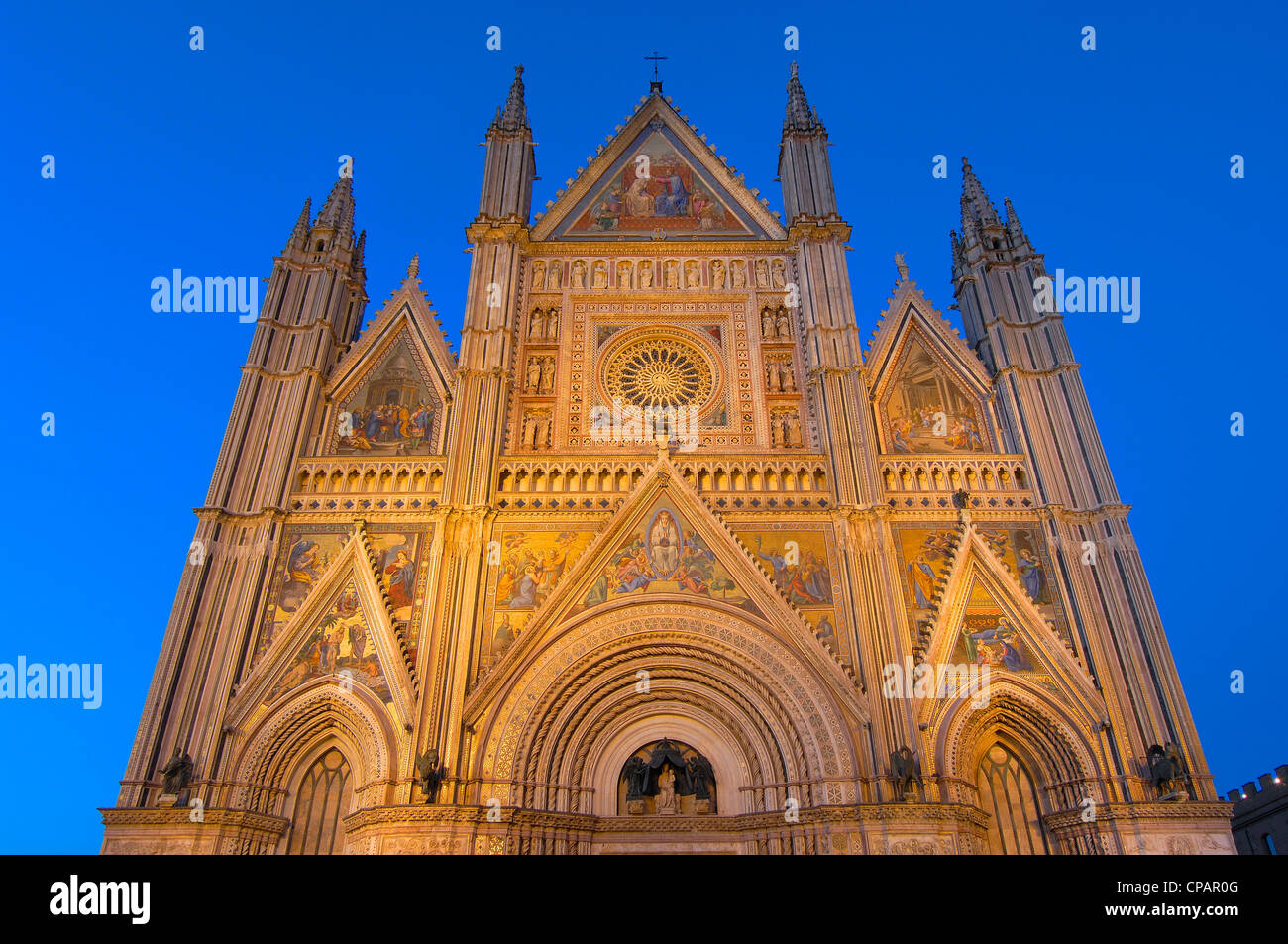 Orvieto, Kathedrale, Dom Santa Maria Assunta, Provinz Terni, Umbrien, Italien Stockfoto