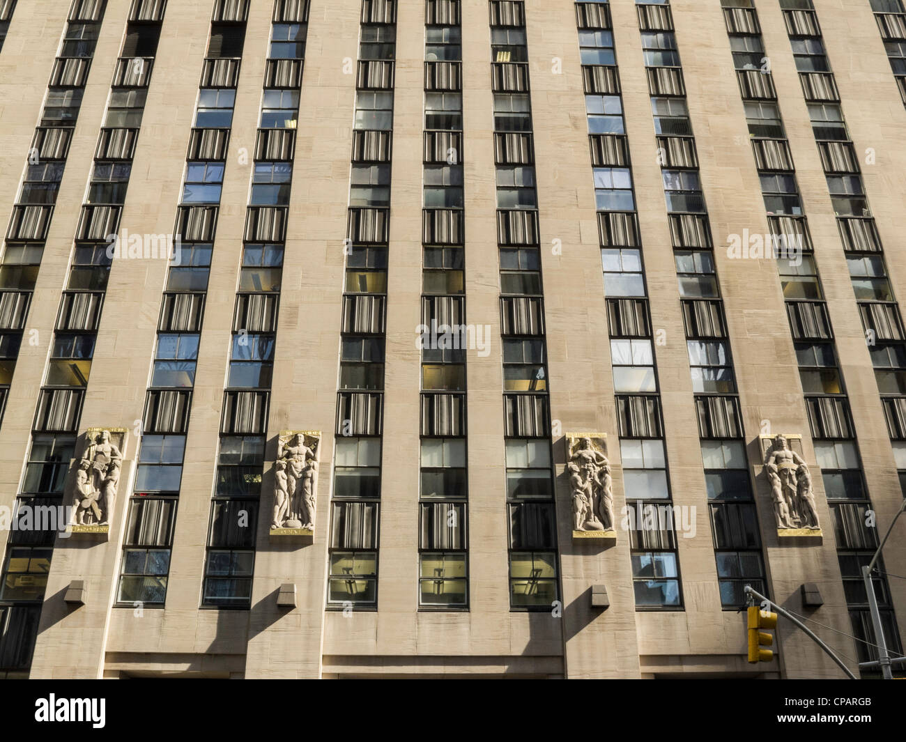 1250 Avenue of the Americas, Rockefeller Center, NYC Stockfoto