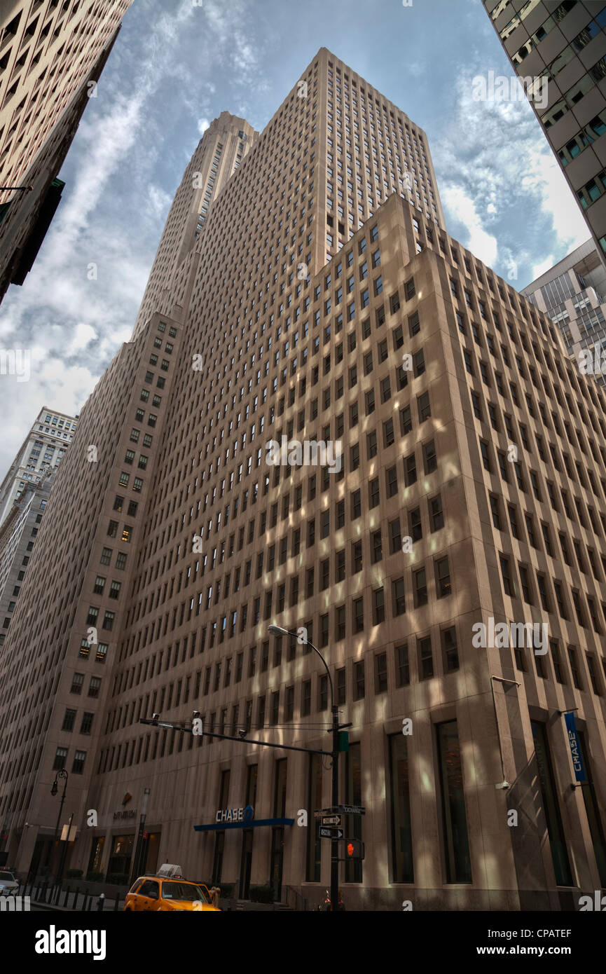 Bank of New York Mellon Gebäude in einem Wall Street in Manhattan, New York City Stockfoto