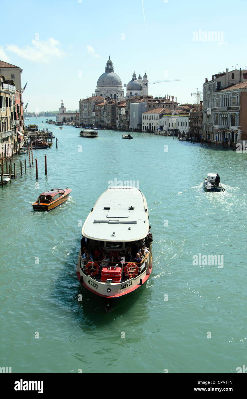 Bootstour in der Gand-Canal - Venedig, Italien Stockfoto