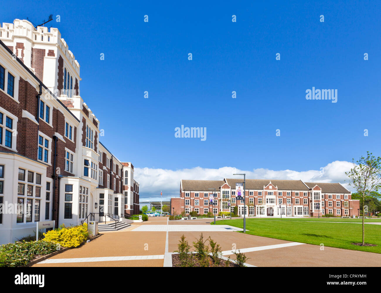 Rutland und Hazlerigg Gebäude für Studienadministration Loughborough University Campus Leicestershire England UK GB EU Europa Stockfoto