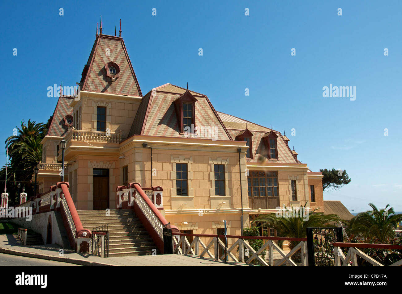 Rathaus Pichilemu Chile Stockfoto