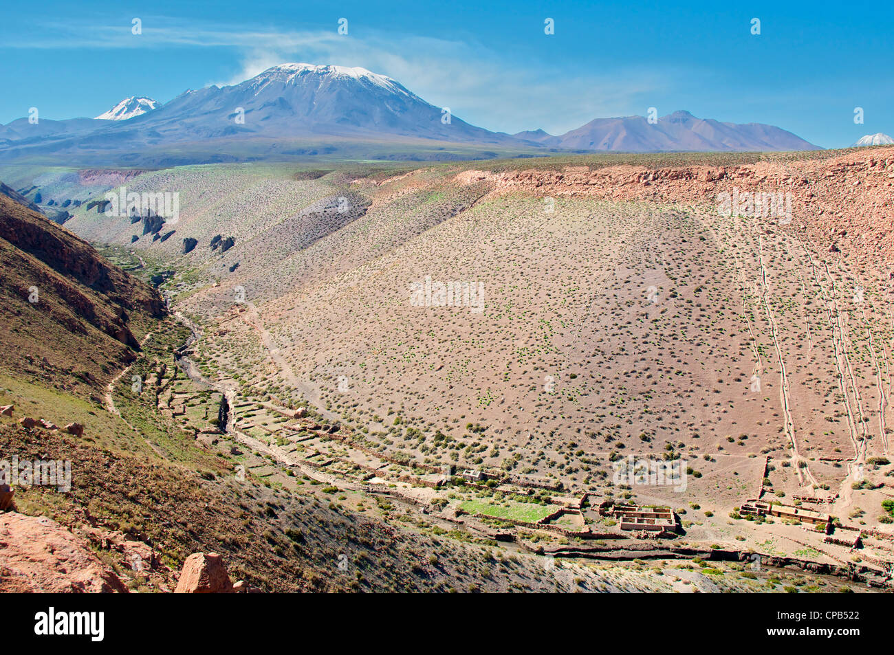 Wüstung Talabre Viejo Antofagasta Region Chile Stockfoto