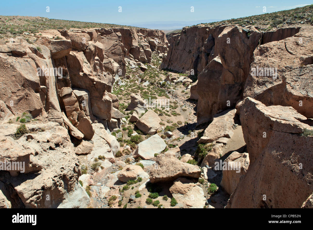 Socaire Schlucht hohe Altiplano Antofagasta Region Chile Stockfoto