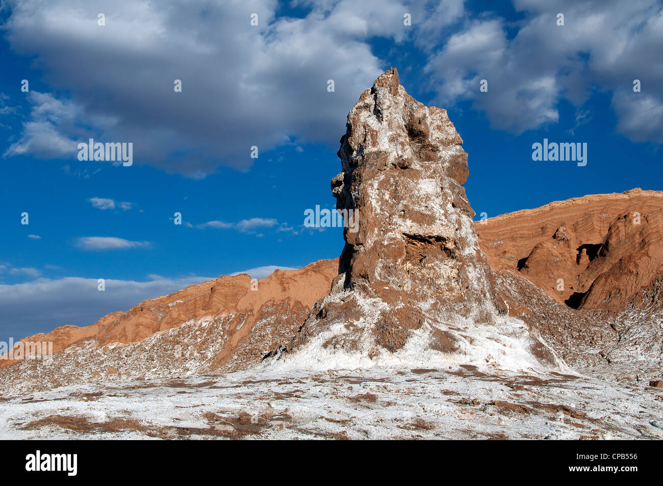 Pinnacle Valle De La Luna San Pedro de Atacama, Chile Stockfoto