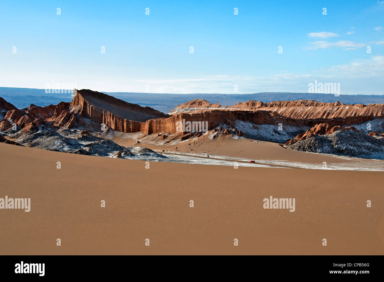 Valle de Luna San Pedro de Atacama Chile Stockfoto