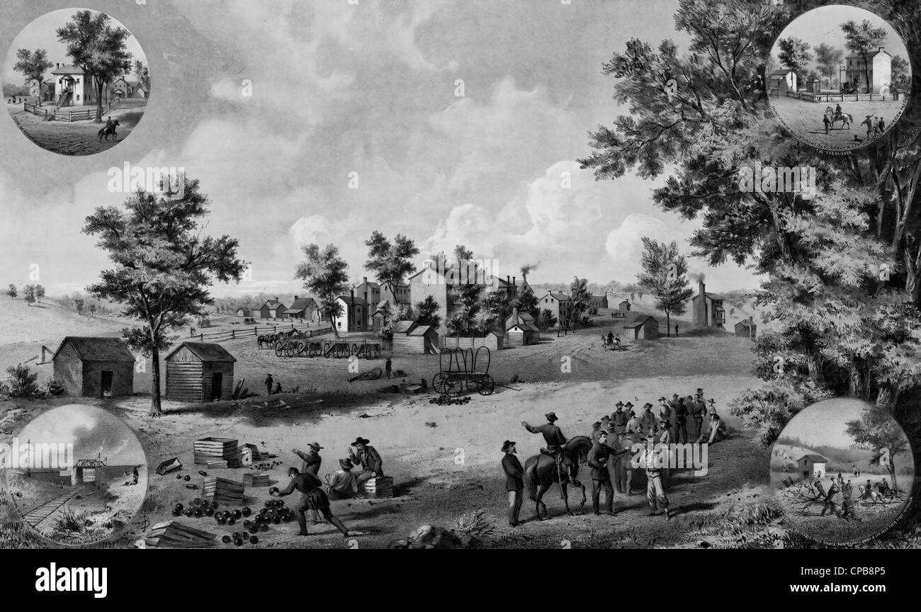 Appomattox Court House, Virginia, wo General Lee ergab sich General