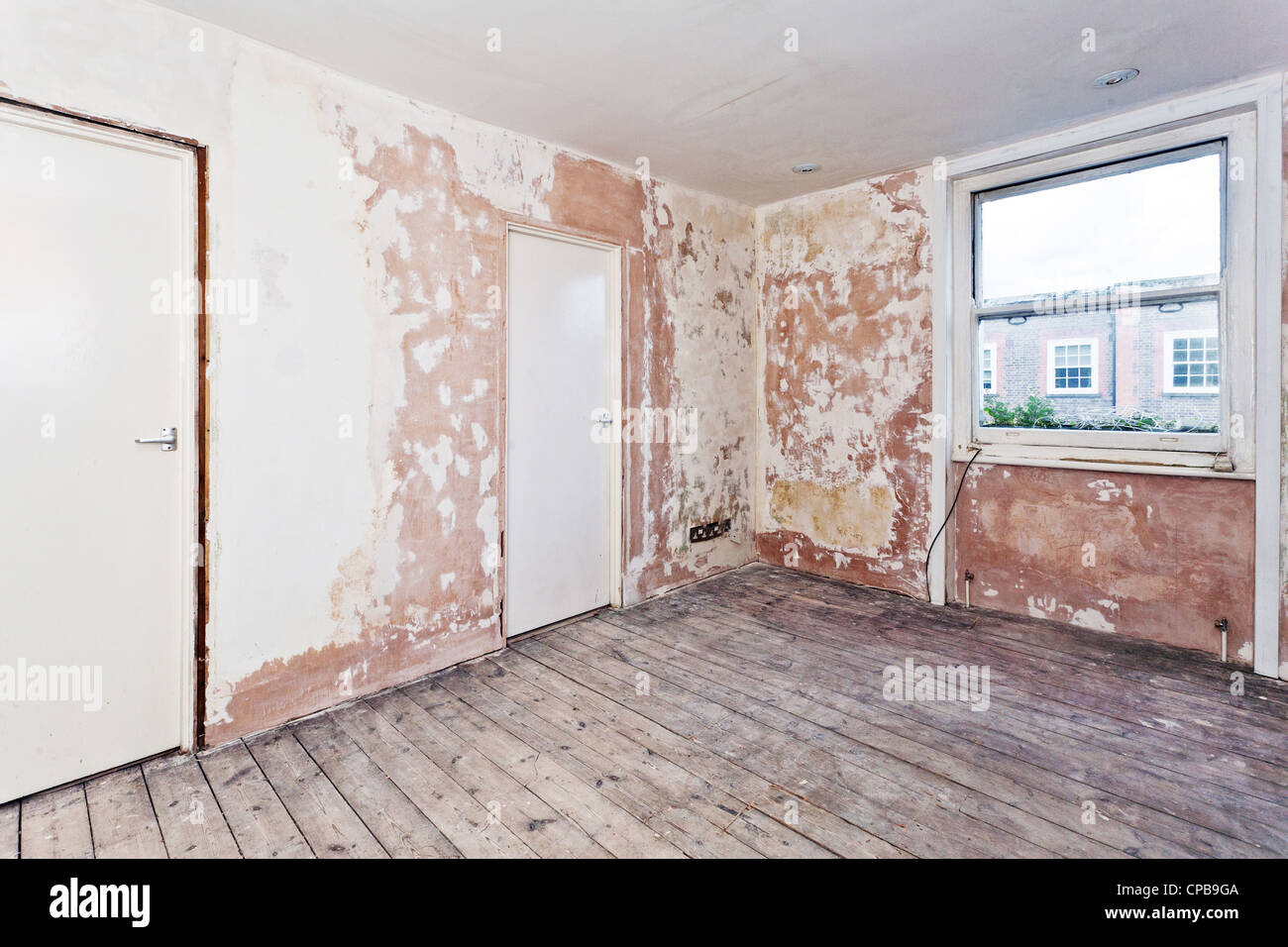Zimmer renoviert Stockfoto