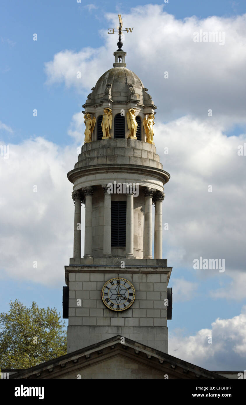 Pfarrkirche St Marylebone ist eine Kirche in London, von der Marylebone seinen Namen erhält. Stockfoto