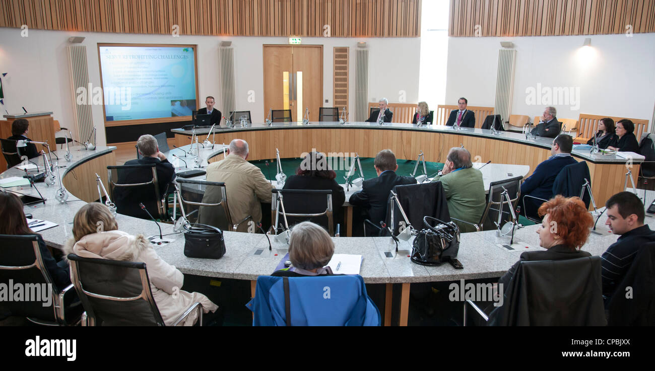 Ratssaal treffen, County Tipperary, Irland Stockfoto