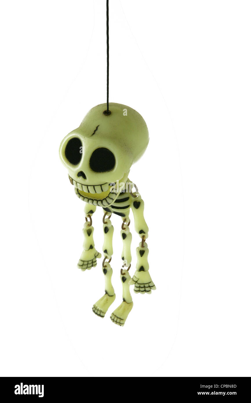 Spielzeug-Skelett Stockfoto