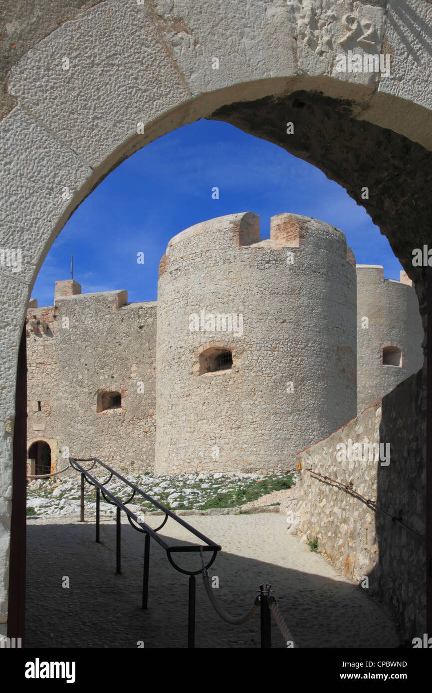 Frankreich Provence Bouches du Rhone Marseille, Chateau d Eingang Stockfoto