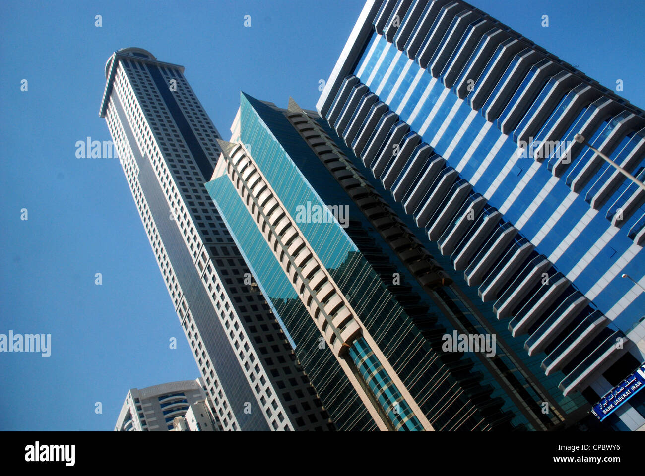 Hochhäuser in Dubai, Vereinigte Arabische Emirate Stockfoto