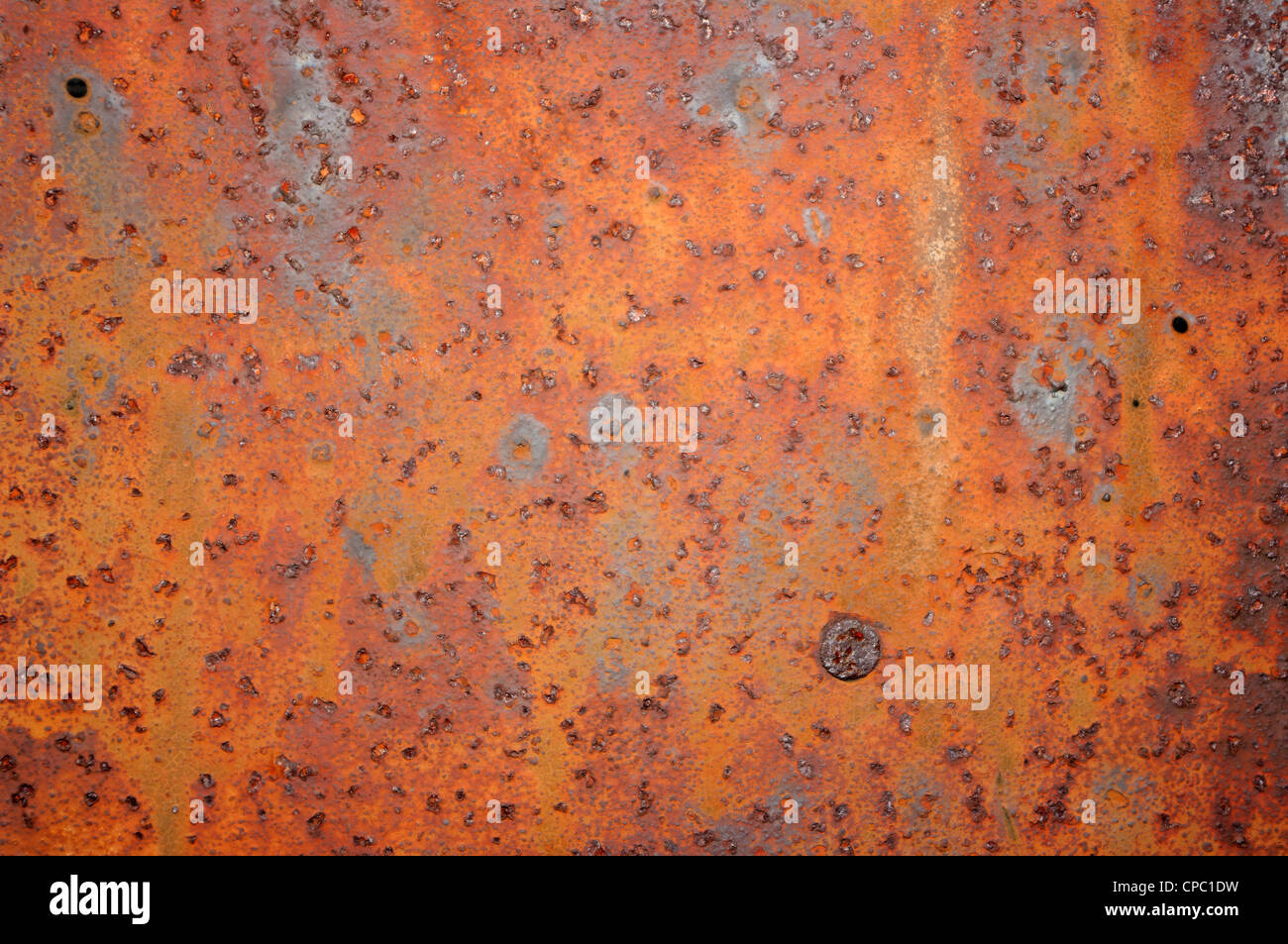 Rostige Metall Oberfläche. Stockfoto