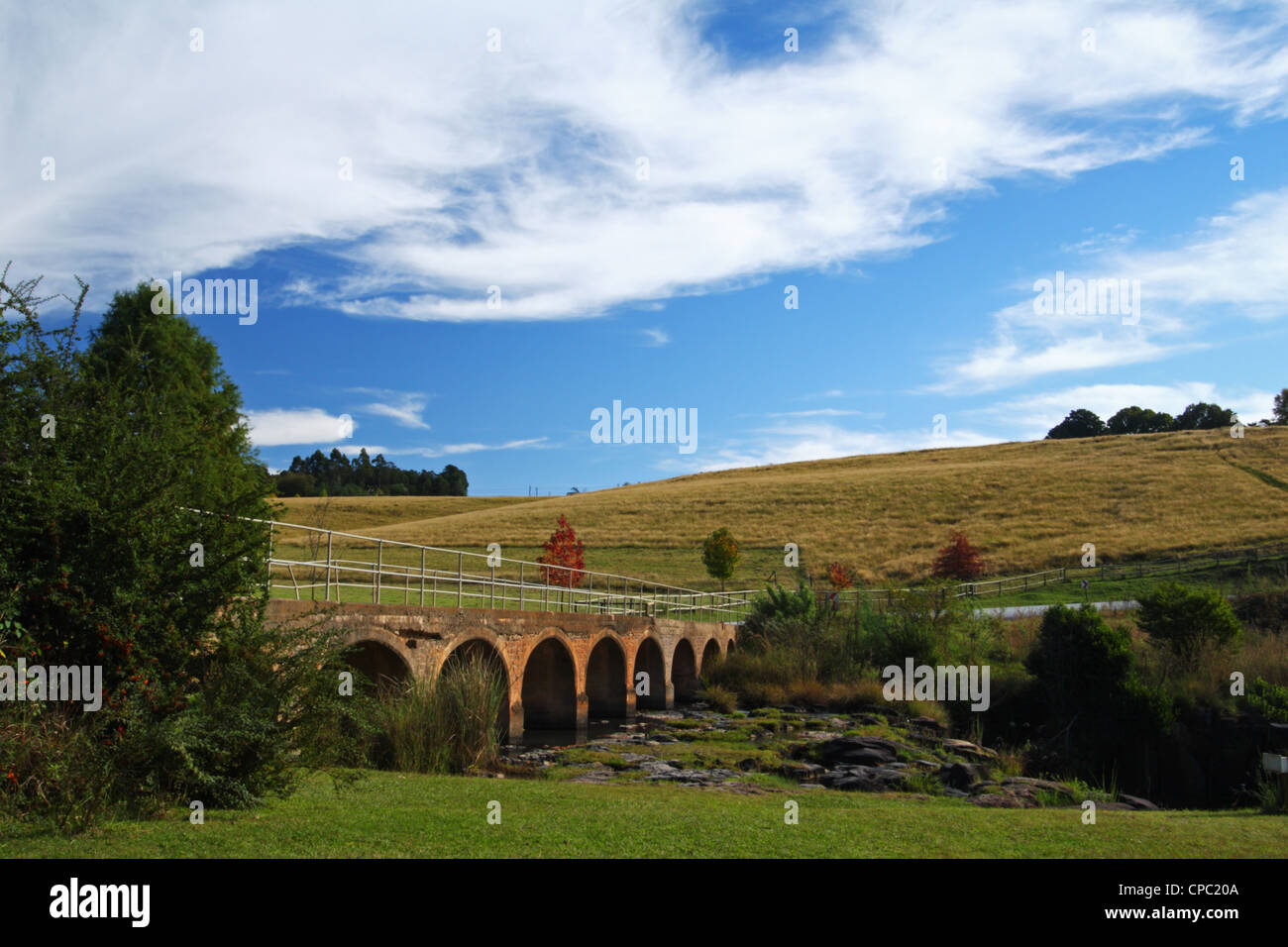 Ansicht von Caversham Mill, Midlands Meander, Kwazulu Natal, Südafrika Stockfoto