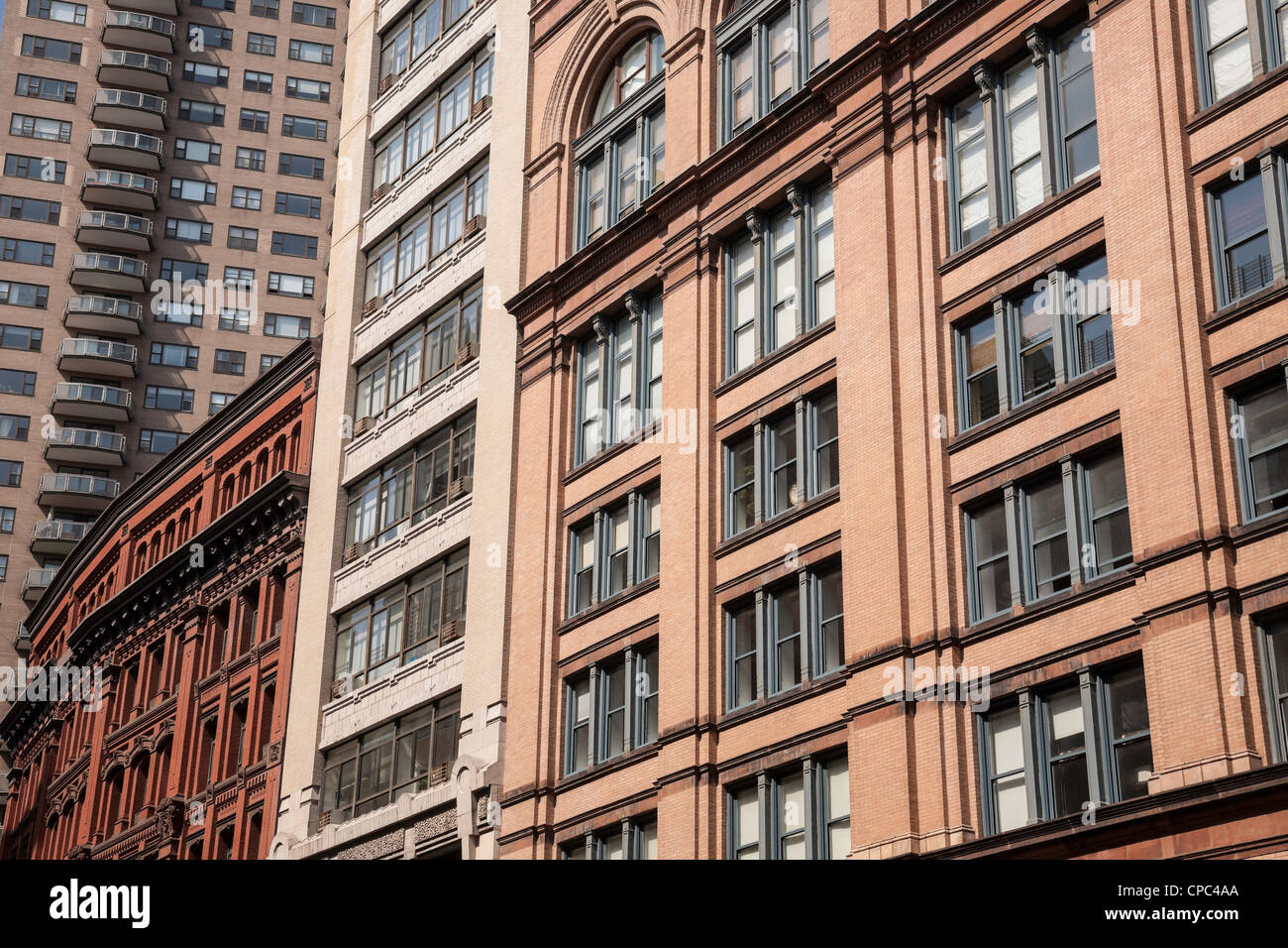 Gebäude im Astor Place, NoHo, NYC Stockfoto