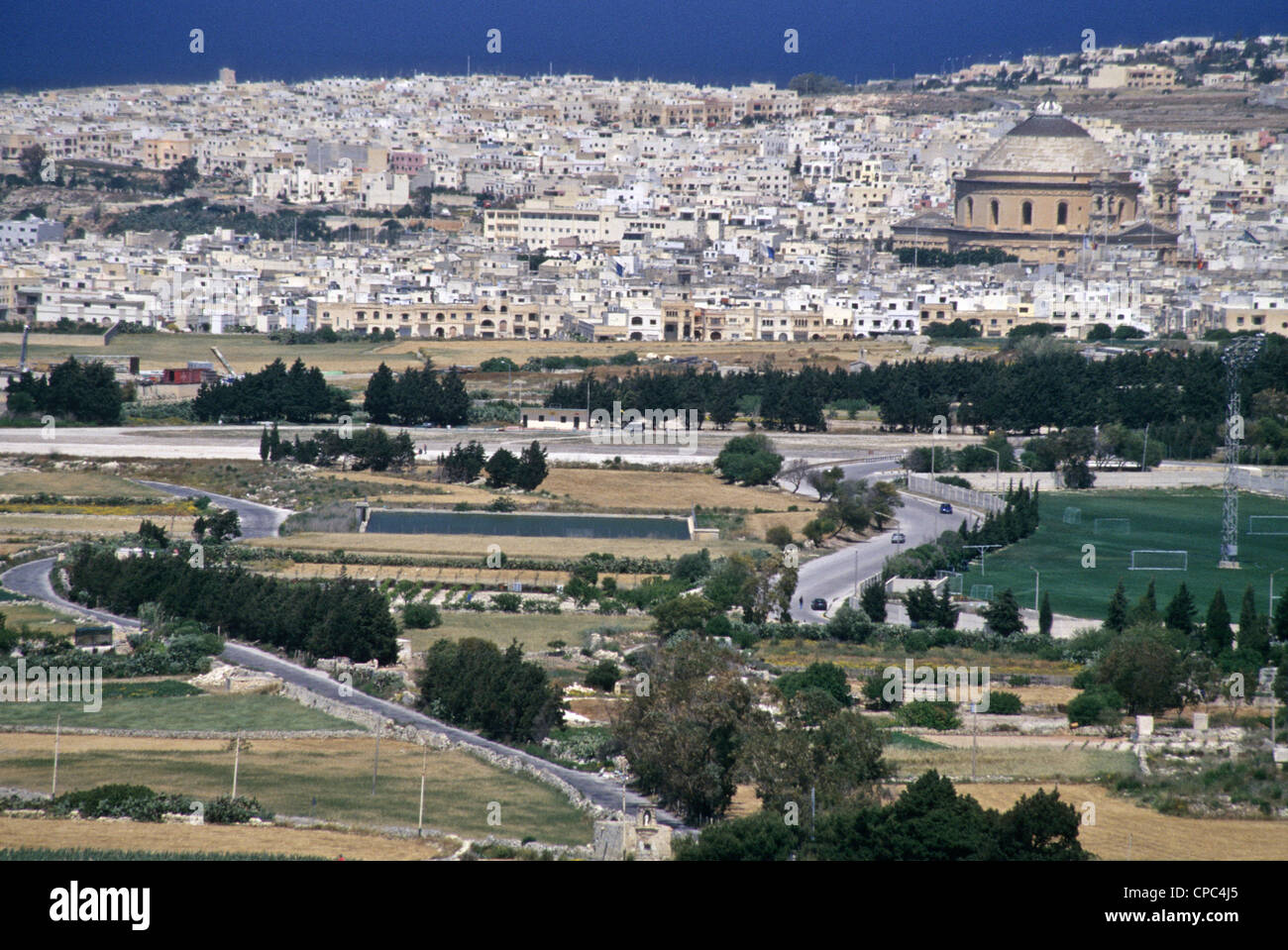 Mosta, Malta. Mosta Dome, Pfarrkirche Mariä Himmelfahrt. Stockfoto