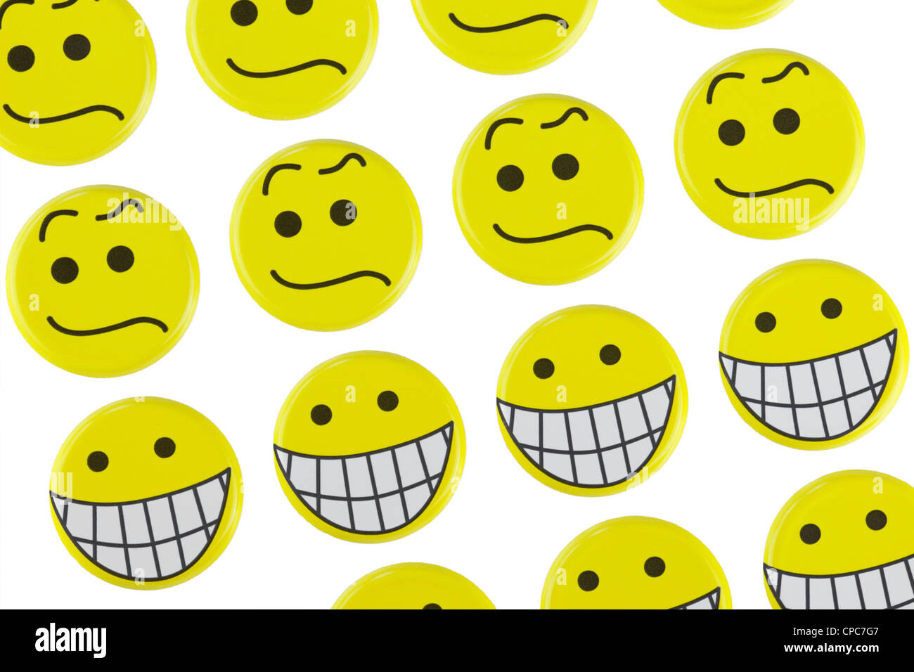 Emoticons Stockfoto