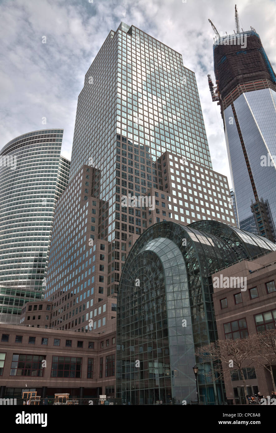 American Express Tower, drei World Financial Center in Manhattan, New York City Stockfoto