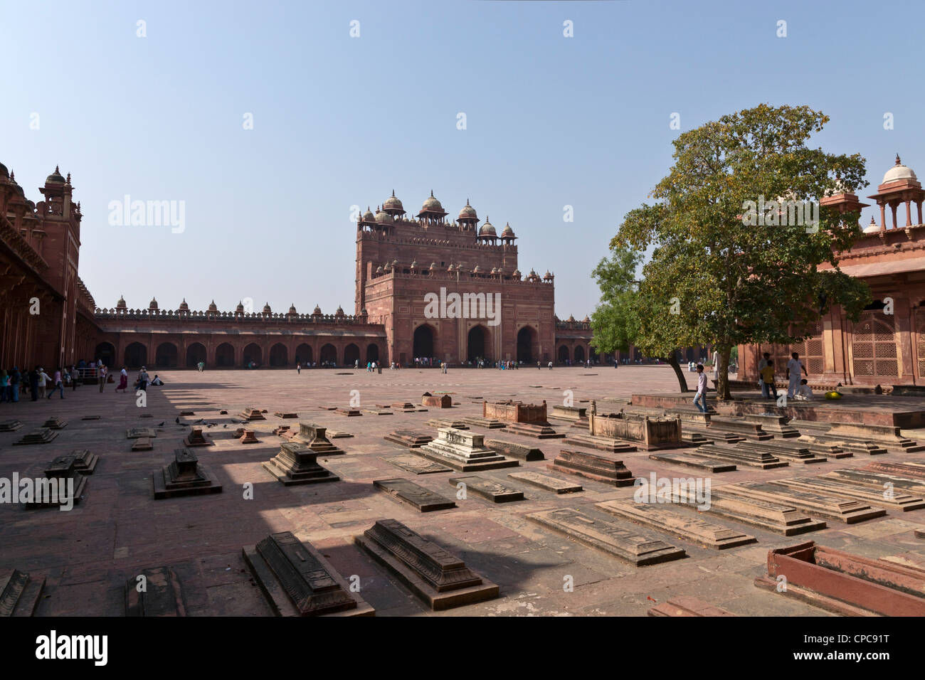 Fatehpur Sikri ist eine Stadt und ein Gemeinderat in Agra... Stockfoto