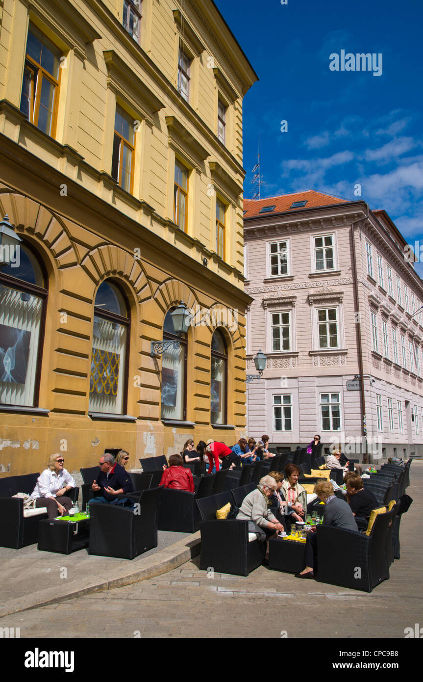 Ulica Ivana Tkalčića Fußgänger Straße Zagreb Kroatien Europa Stockfoto