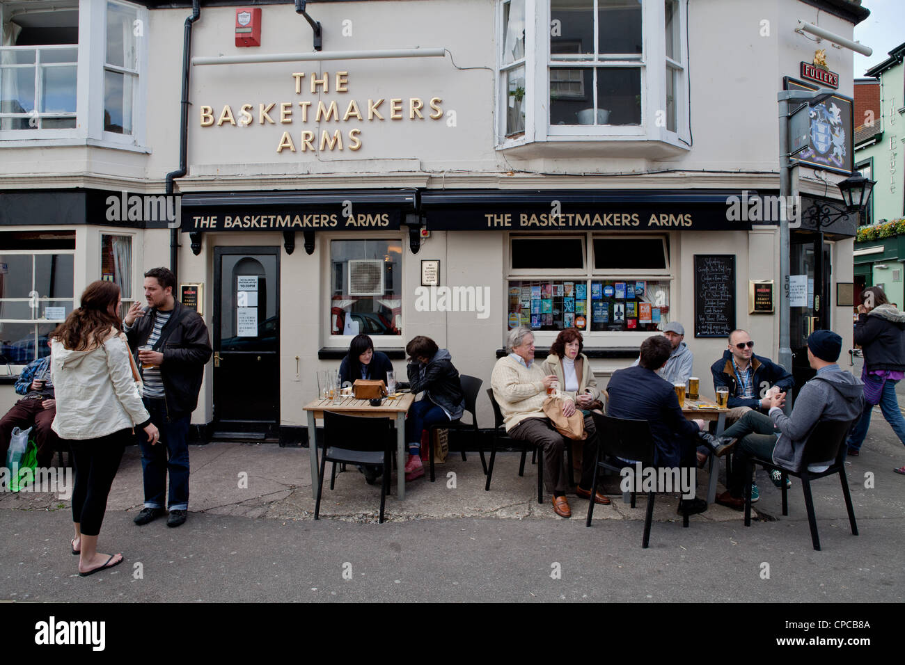 Korbmacher Pub in Brighton Stockfoto