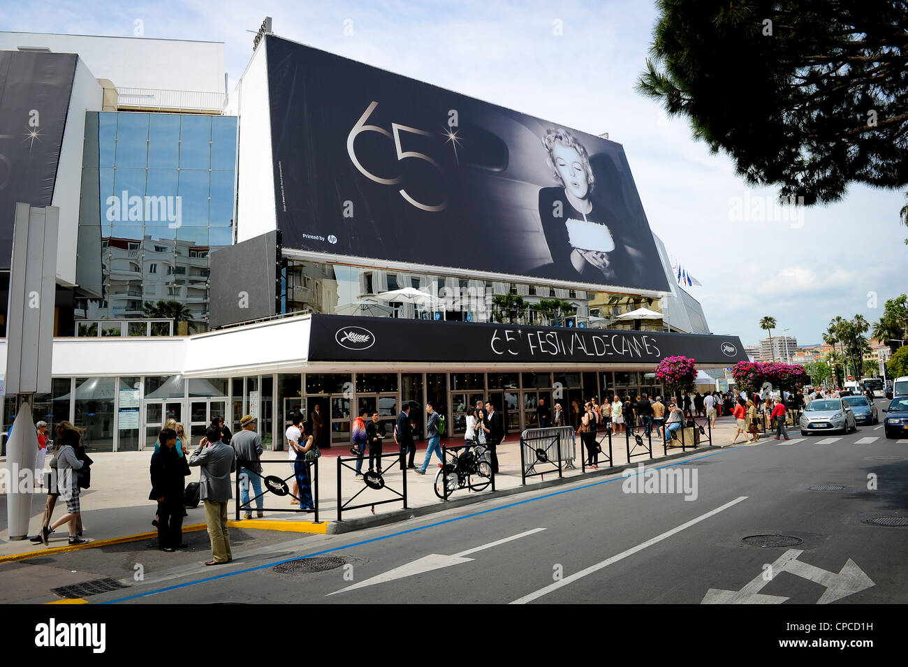 Das Palais auf dem Cannes Film Festival 2012, Frankreich Stockfoto