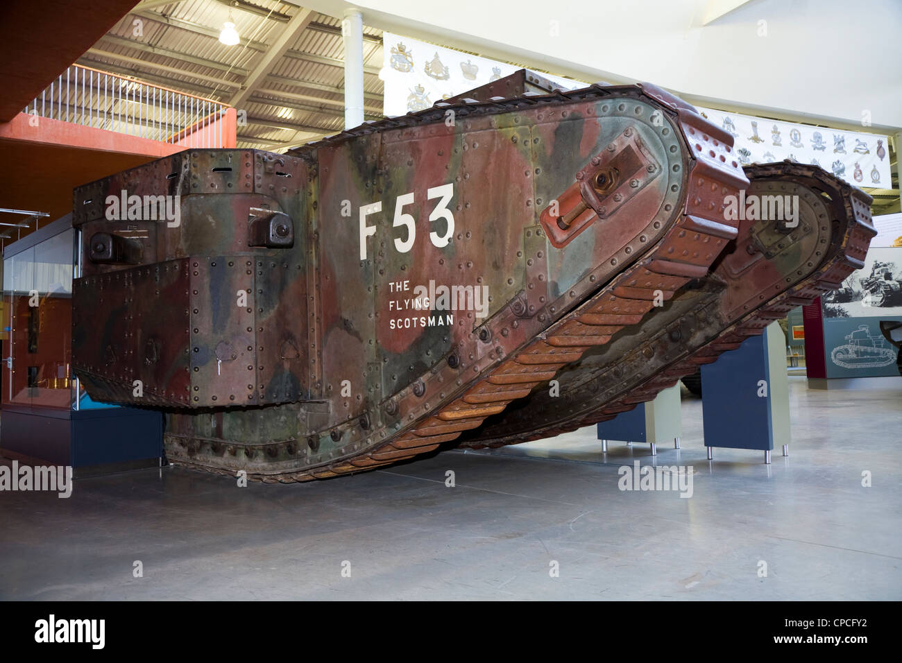 Ersten Weltkrieg Mark II / 2 Tank dieser Panzer war eine Ausbildung Fahrzeug aber auch im Kampf verwendet. Das Panzermuseum Bovington, Dorset UK Stockfoto