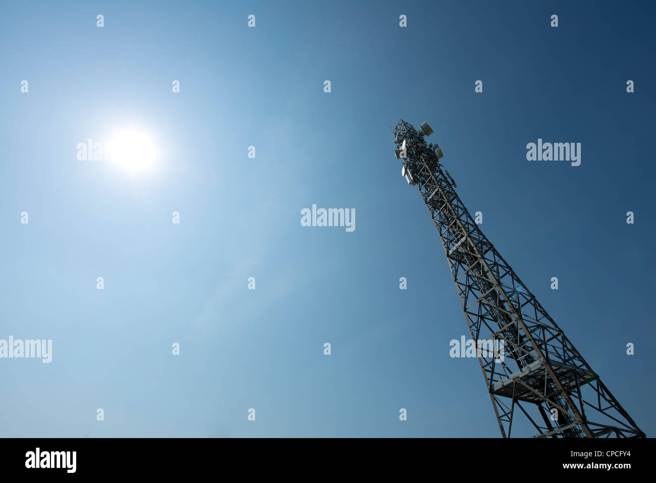 Handy-Antenne Stockfoto