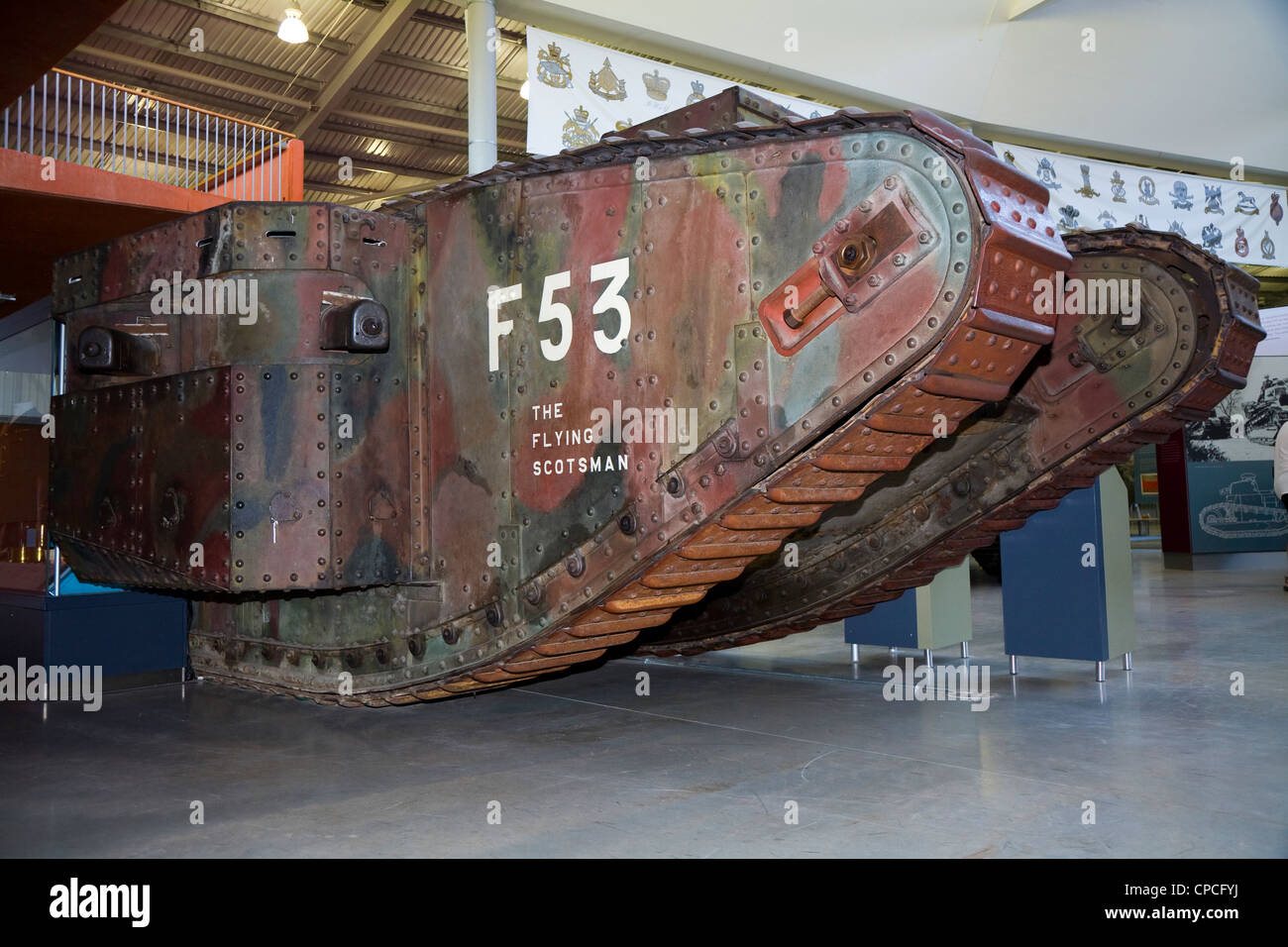 Ersten Weltkrieg Mark II / 2 Tank dieser Panzer war eine Ausbildung Fahrzeug aber auch im Kampf verwendet. Das Panzermuseum Bovington, Dorset UK Stockfoto