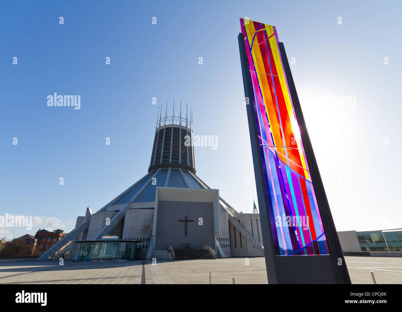 Der Metropolitan Cathedral of Christ the King, Liverpool Stockfoto
