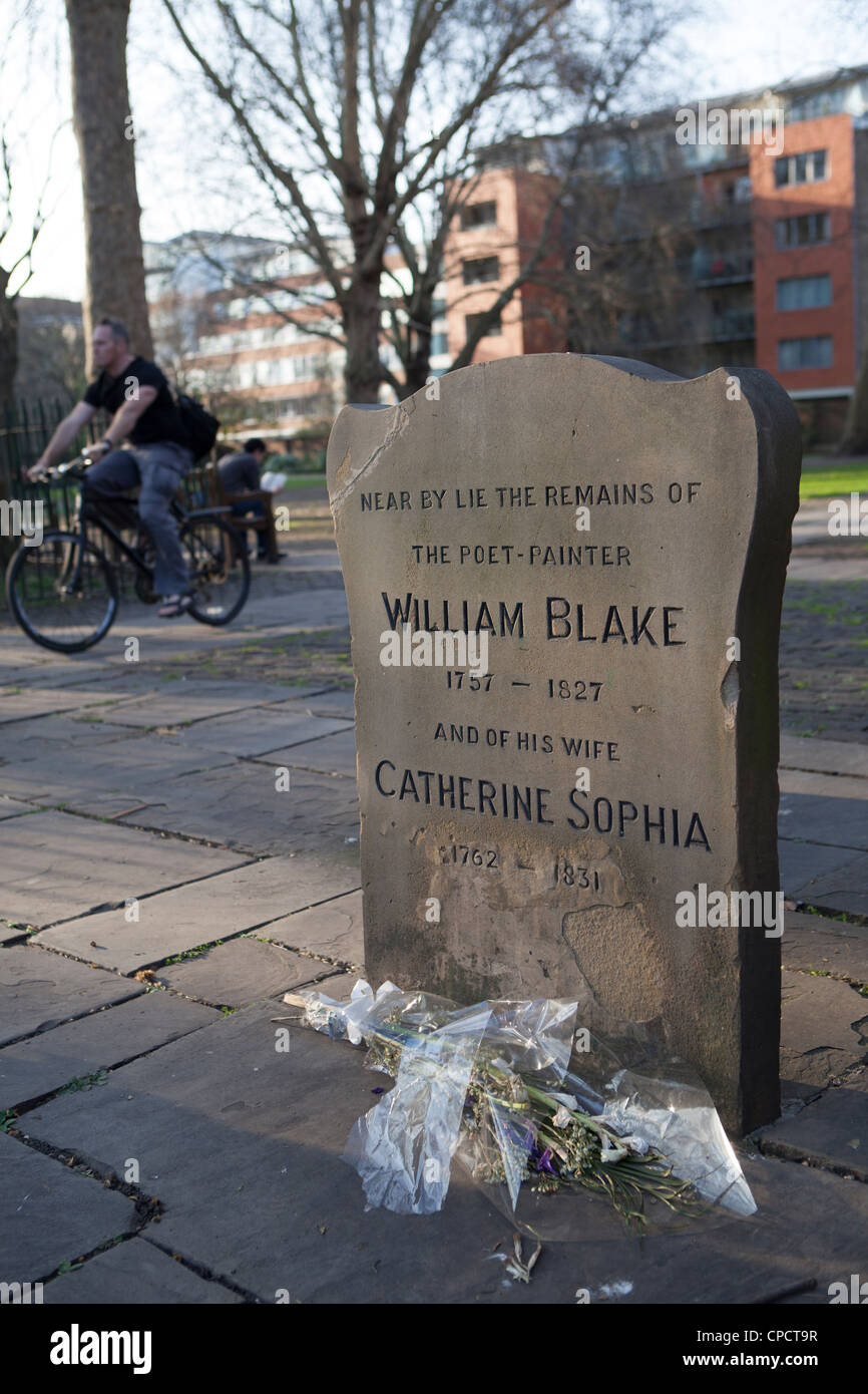 William Blakes Grab East London Stockfoto