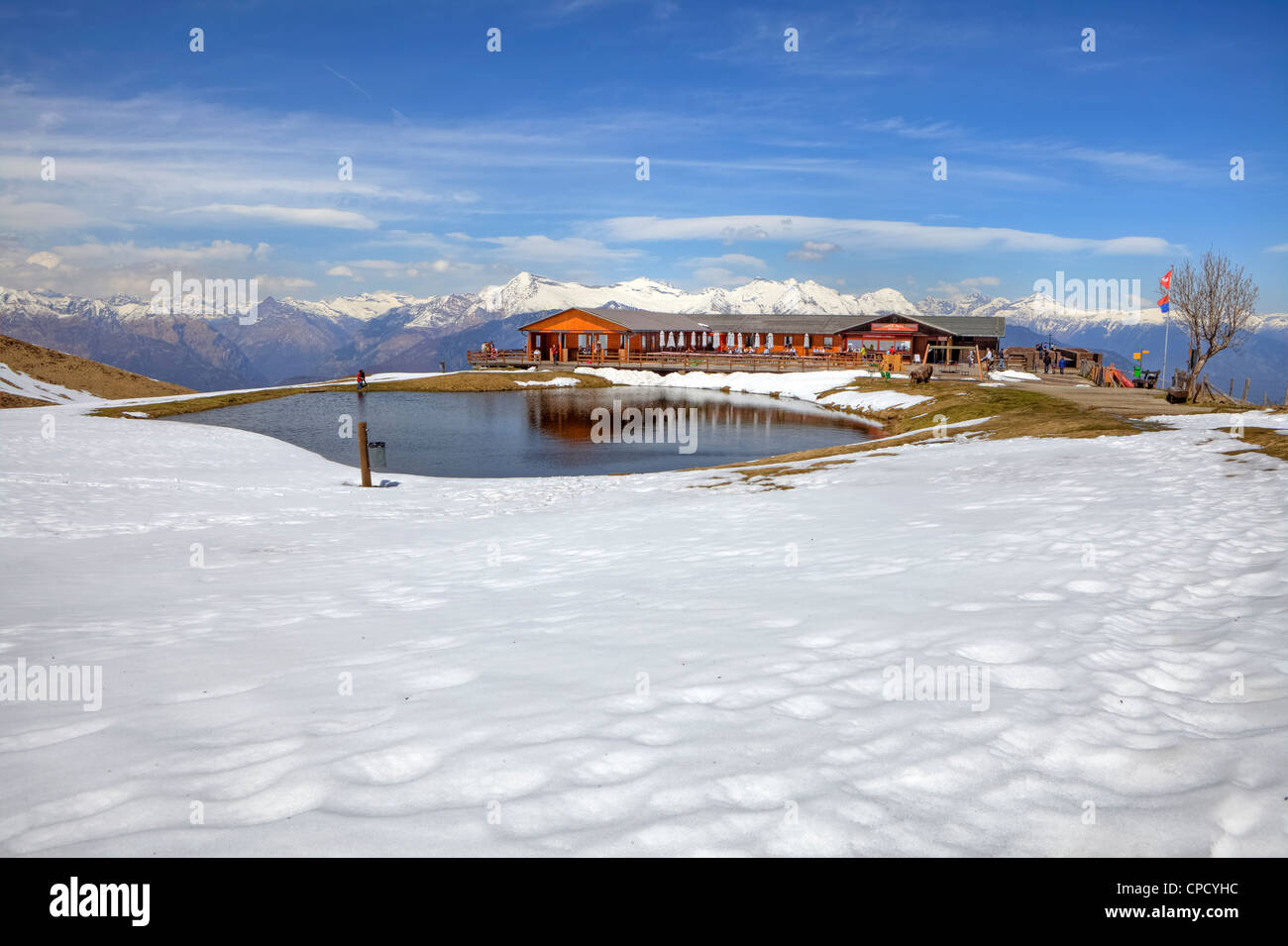 Monte Tamaro, Alpe Foppa, Tessin, Schweiz Stockfoto