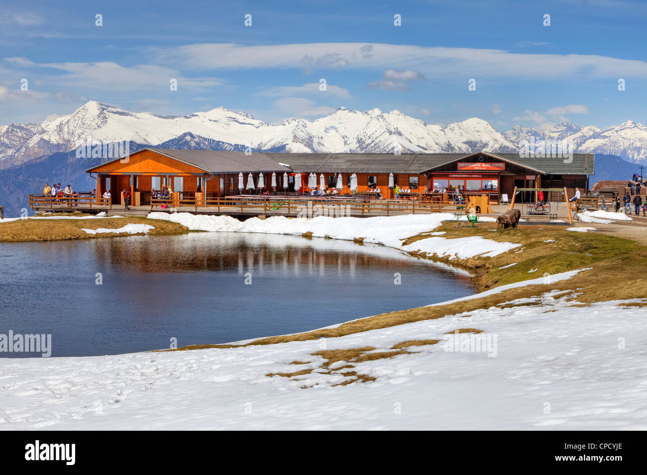 Monte Tamaro, Alpe Foppa, Tessin, Schweiz Stockfoto