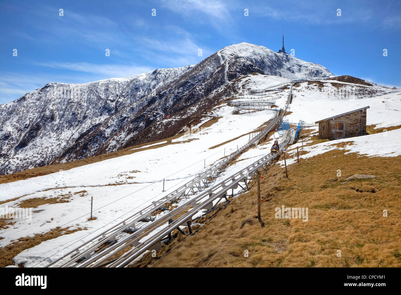 Monte Tamaro, Alpe Foppa, Tessin, Schweiz Stockfoto