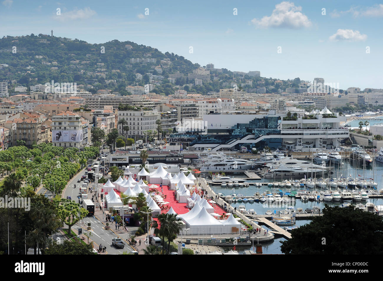 Gesamtansicht von der 65. Internationalen Filmfestspiele in Cannes, Südfrankreich. Stockfoto