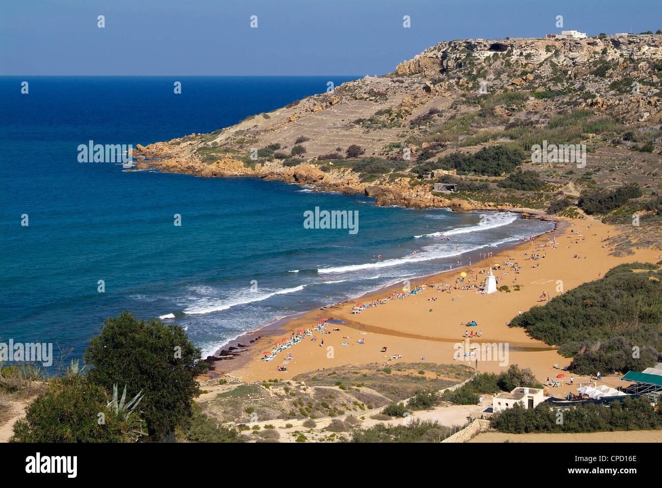 Ramla Bay, Gozo, Malta, Mittelmeer, Europa Stockfoto