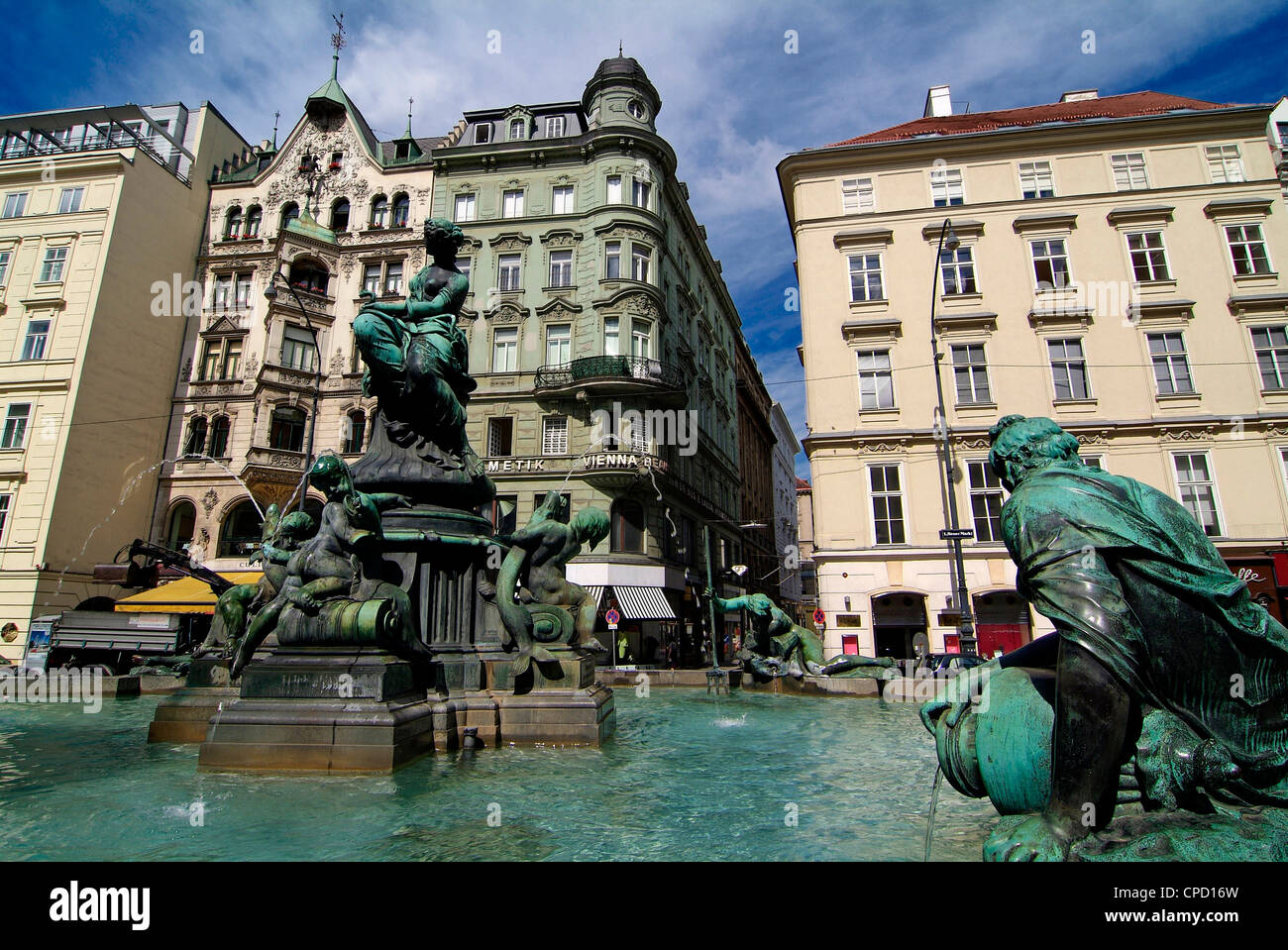 Neuer Markt, Wien, Österreich, Europa Stockfoto