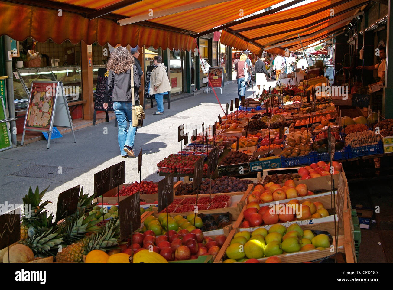 Nasch-Markt, Wien, Österreich, Europa Stockfoto