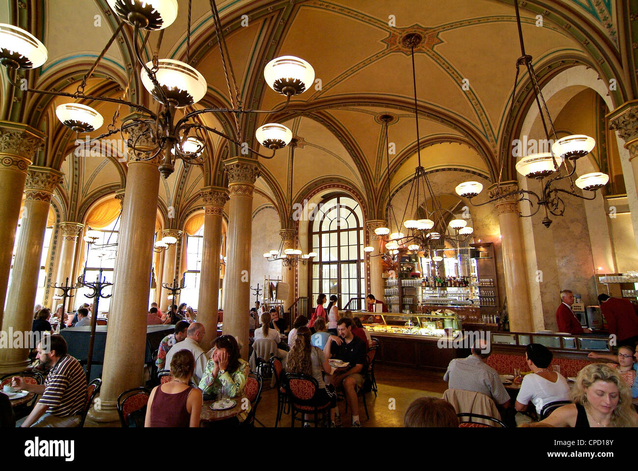 Cafe Central, Herrengasse, Wien, Österreich, Europa Stockfoto